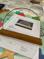 Set, 1 Rahmen + Kl&ouml;ppelbrief, NEU!&nbsp; Kl&ouml;ppeln. Weihnachten. Schwibbogen