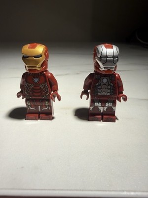 LEGO Iron Man Minifigures Mark 50 & Mark 5   Collectible Avengers Figures