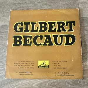 Gilbert Bécaud Mes Grands Succès LP vinyle 25 cm 33 tours Chanson française