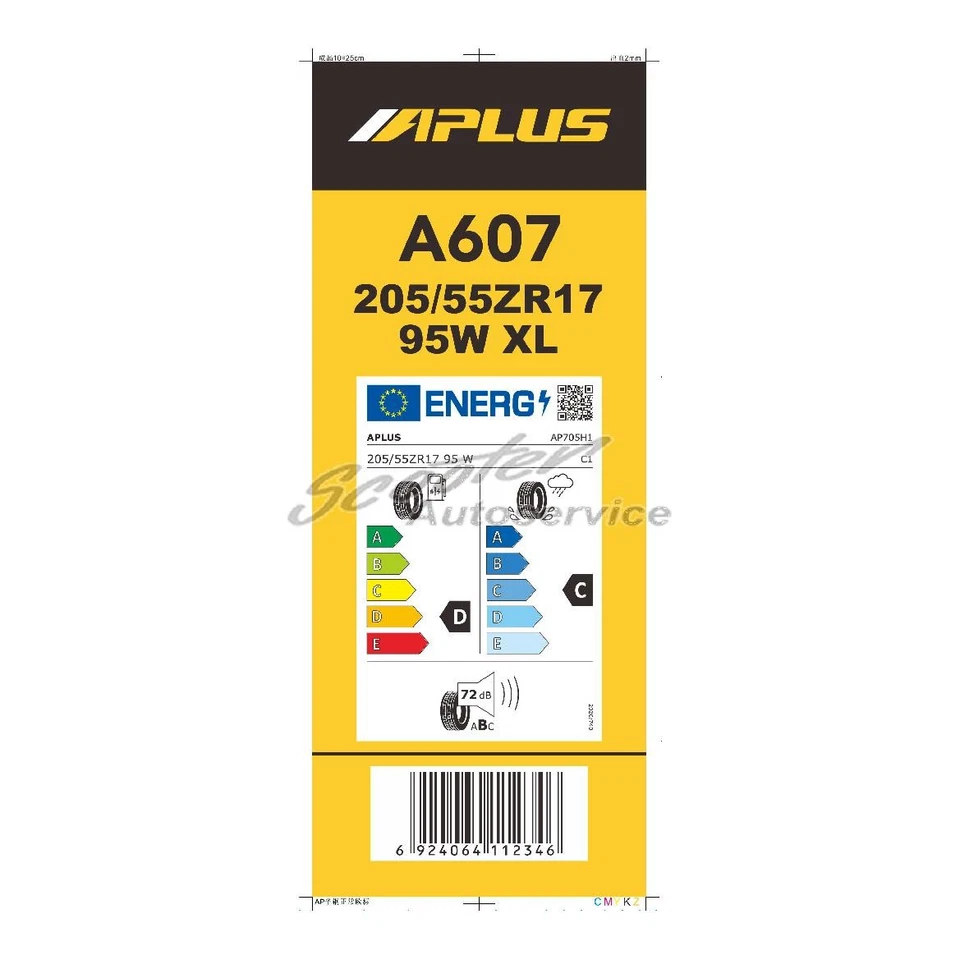 Sommerreifen 205/55 R 17 97W ZR Aplus A-607 | 28955 - Bild 2 von 3