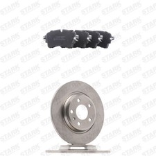 STARK Bremsenset Hinten Bremsscheiben Beläge für AUDI A4 B9 Avant (8W5, 8WD)