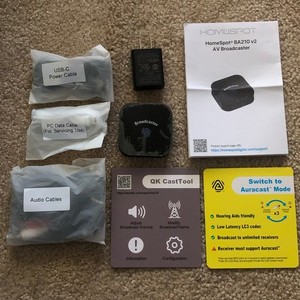 HOMESPOT AURACAST AUDIO BROADCASTER HS-BA210-V2R5 NEW IN BOX