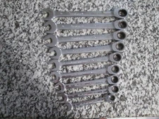9pc Blackhawk By Proto Gear Ratcheting Ratchet Wrench Set 12-Point metric