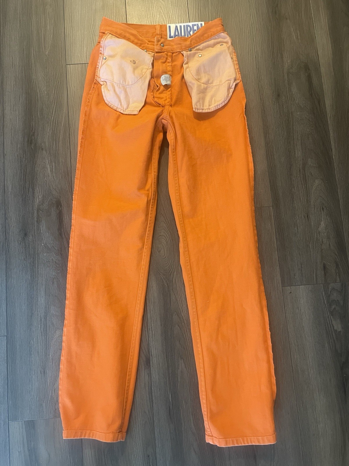 Vintage Polo Ralph Lauren RRL Country Prep USA Denim jeans Pants Rare 28x32 image 9