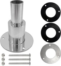 Golgner Thru Hull Exhaust Skin, Stainless Steel 316 Thru Hull Exhaust, 24mm Tube