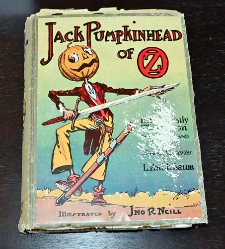 JACK PUMPKINHEAD OF OZ by L. Frank Baum, Reilly + Lee 1929, 1ST EDITION dust jac