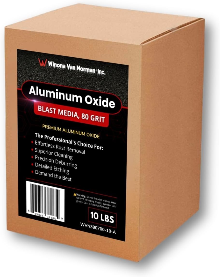 Aluminum Oxide Blast Media - 80 Grit (10 lbs.)