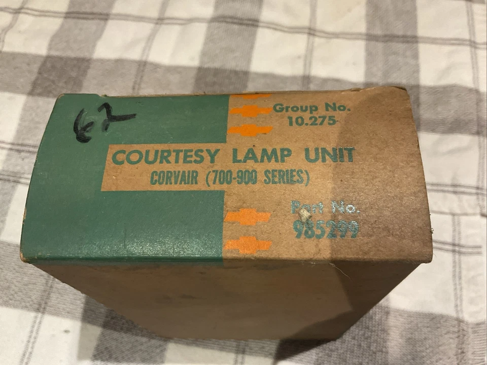 1962 Chevrolet Accessory Courtesy Lamp Kit Corvair 700-900 Series 985299 - Image 3 of 4