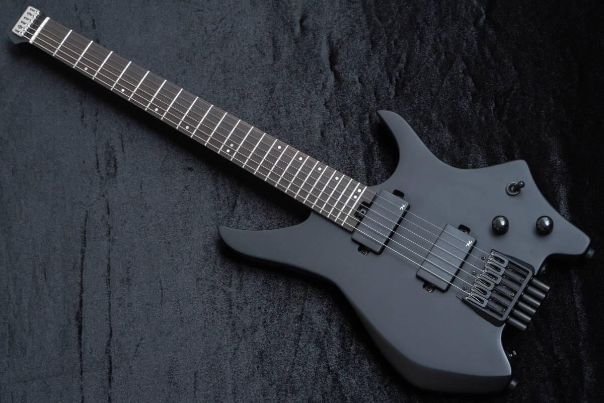 Electric Guitar HEX Guitars N400 Headless Black S/N