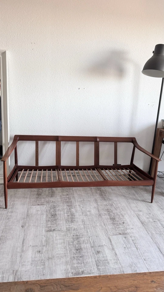 Knoll Antimott Sitzgruppe Sofa & 2 Sessel Mid-Century Teak 60er Jahre - Bild 2 von 4