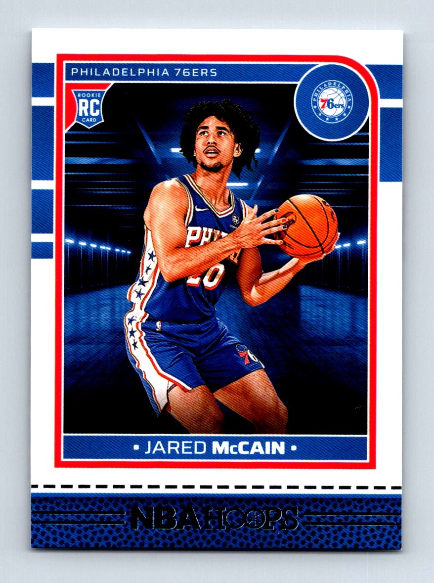 #246 2024-25 Hoops BASE Jared McCain RC Philadelphia 76ers