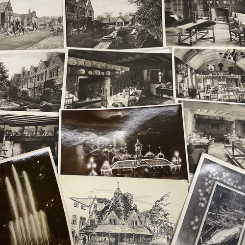 ORIGINAL VINTAGE RETRO Souvenir Postcard Letter Mail Lot B&W 1900s Junk Scrap 1