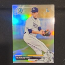 Bowman 2017 Chrome 1st Bowman Refractor Rookie MacKenzie Gore #BDC-25