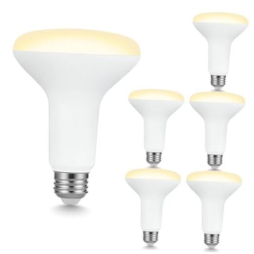  BR30 LED Recessed Can Light Bulbs, 7.5W Equivalent 6 Pack 2