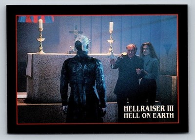 Hellraiser III Pinhead Card 87 1992 Eclipse Hell on Earth Non-Sport