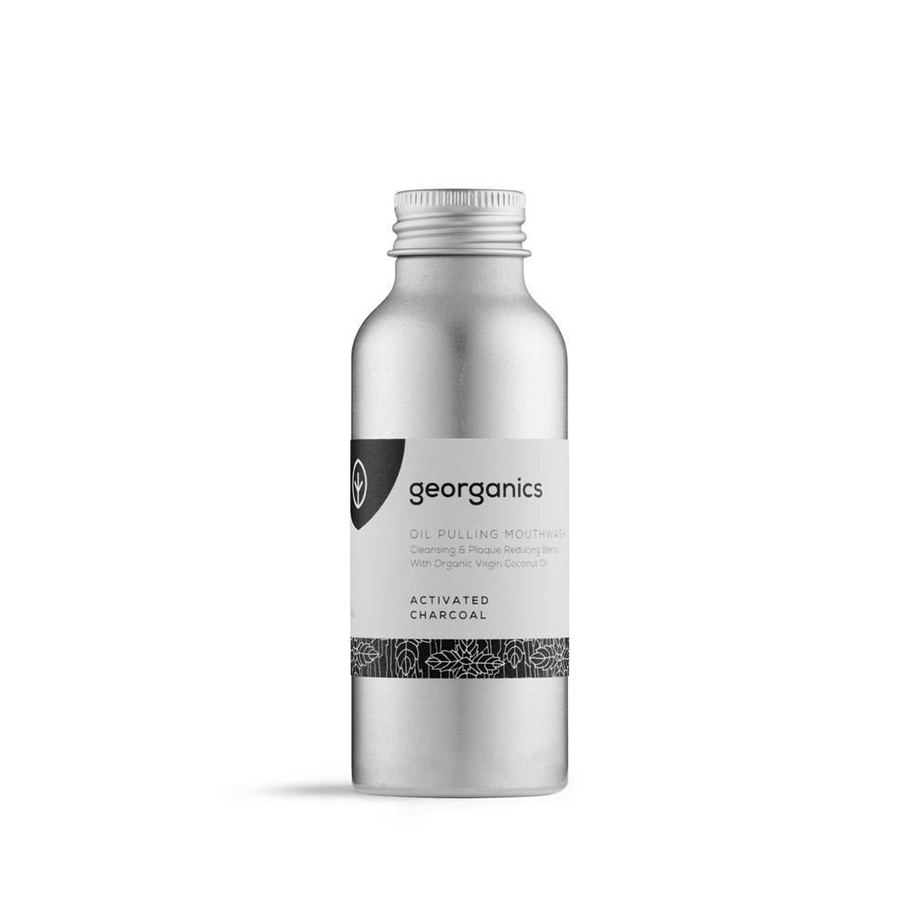 Georganics Oil Pulling Mouthwash - Charcoal 100ml - Image 5
