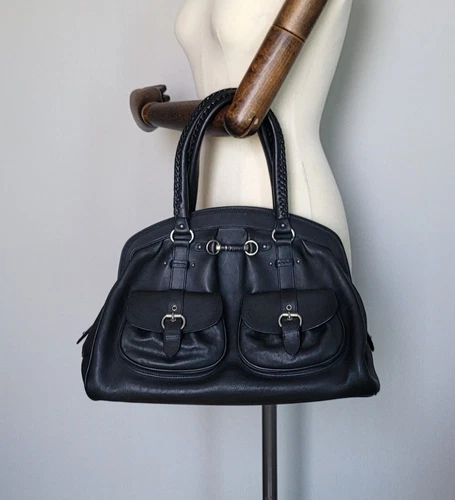 Épaule cuir noir Dior Christian 36 27 12 76548518