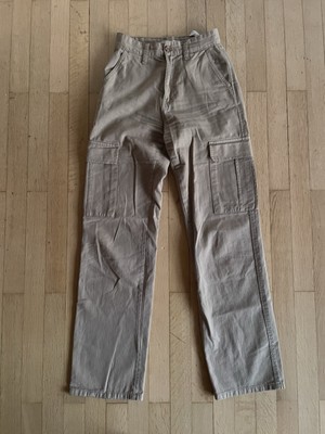 weite Cargohose beige Gr. 34-STR