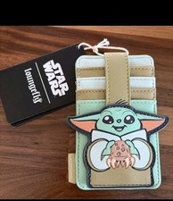 Loungefly Star Wars Grogu and Crabbies Cardholder Wallet Disney NEW