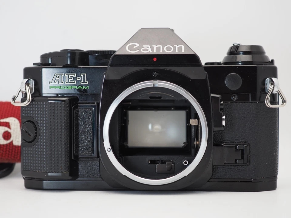 Canon AE-1 Program analoge Kamera schwarz neues FD NFD 50mm F1.8 Objektiv aus Japan #J143 - Bild 3 von 4
