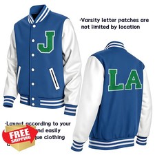 FANCIBAND 6" Green Chenille Iron On Varsity Letter Patch (Z)