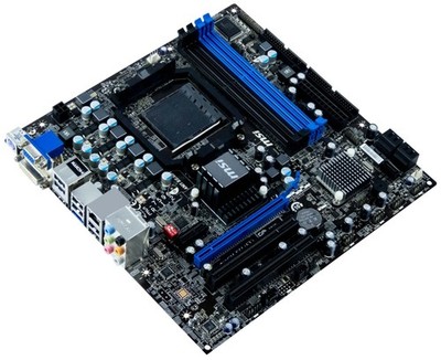 MAINBOARD MSI 760GM-E51 MS-7596 REV:1.2 sAM3 DDR3 PCI-E PCI