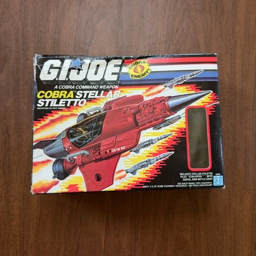 1988 HASBRO GI JOE COBRA STELLAR STILETTO VEHICLE - BOX ONLY