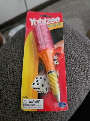 Vintage 2002 Yahtzee Game Pen by Hasbro Brand New Sealed Collectible Retro