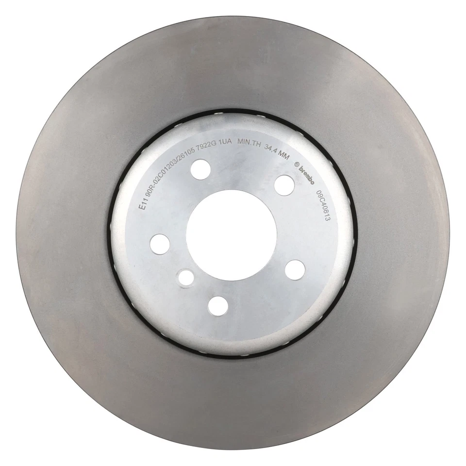 For BMW 550i GT xDrive 10-17 Brake Rotor Replacement Plain Vented Front Foto 3 de 4