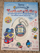 Tamagotchi Original Gen 1 P1 Road Trip USA Tama Destinations Transparent Glitter
