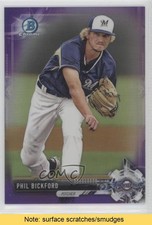 2017 Bowman Chrome Prospects Purple Refractor /250 Phil Bickford #BCP49 READ 0a3
