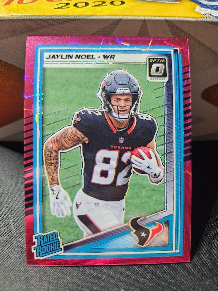 2025 Donruss Optic Rated Rookie Jaylin Noel #241 Pink Velocity /99