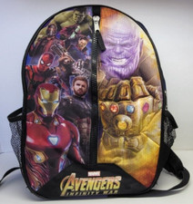 Zaino Marvel Avengers Infinity War borsa libro con Ironman Spiderman Hulk Thanos