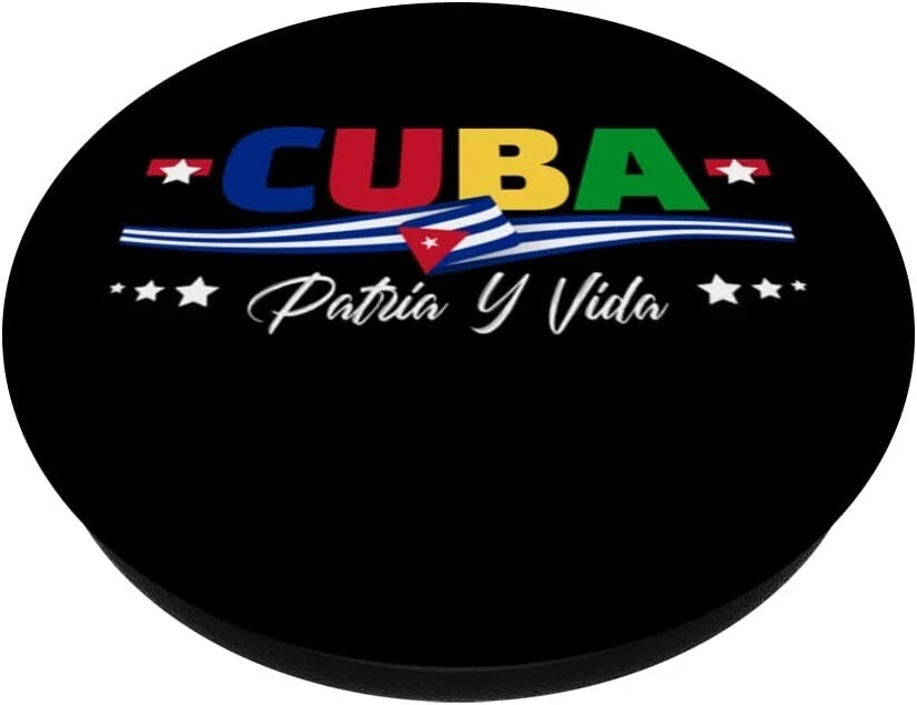 Cuba Patria Y Vida Freedom Cuban Movement Cause PopSockets  Swappable PopGrip - Image 2 of 4