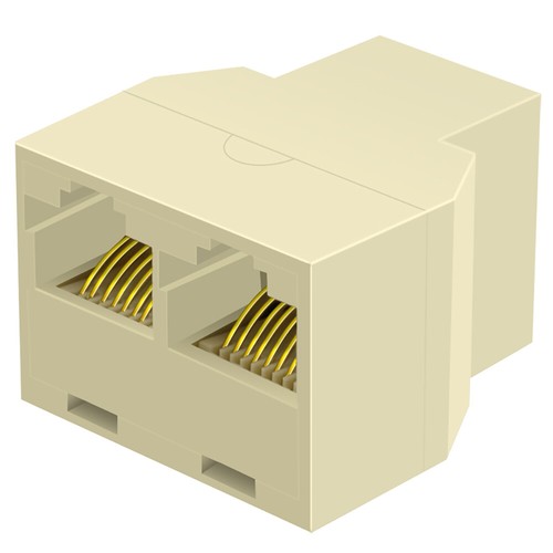 RJ45 Ethernet Splitter Adapter LAN Network CAT5E Y 3 Ports Coupler Cable Joiner - Picture 5 of 7