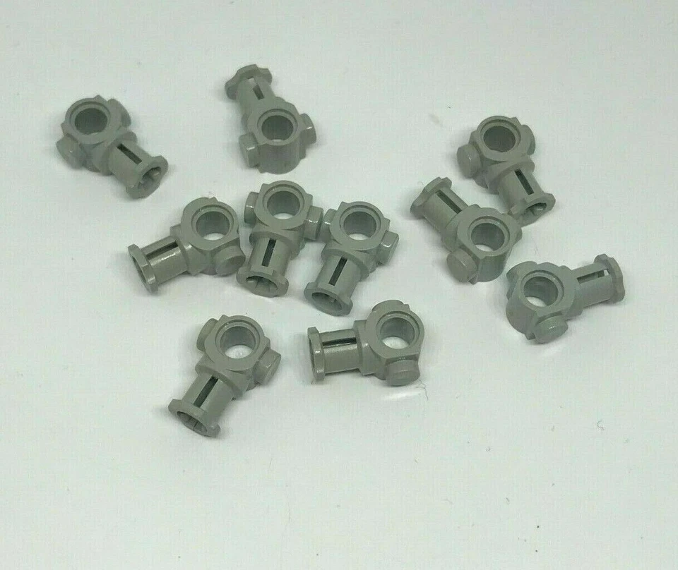 LEGO Technic : 10x Connecteur Axe Broche - Réf 3651 gris clair - Set 951 856 857 - Photo 1/1