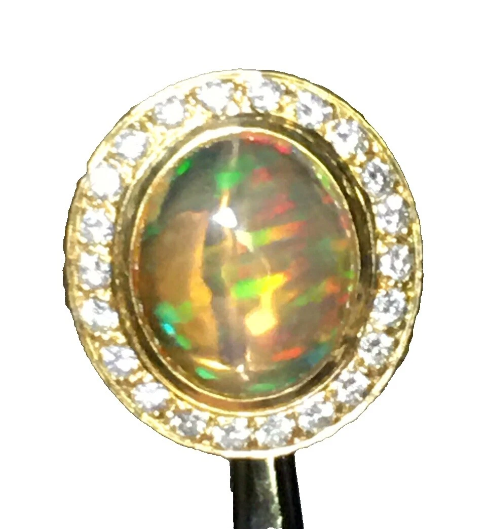 Anillos De Oro Amarillo 18k Ópalo para hombres