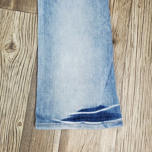 Jeans donna Seven 7 Luxe lavaggio leggero effetto invecchiato strass denim elasticizzato tg 14 - Foto 6 di 12