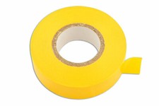 Image of Connect 30382 Yellow PVC Insulation Tape 19mm x 20m Pk 10
