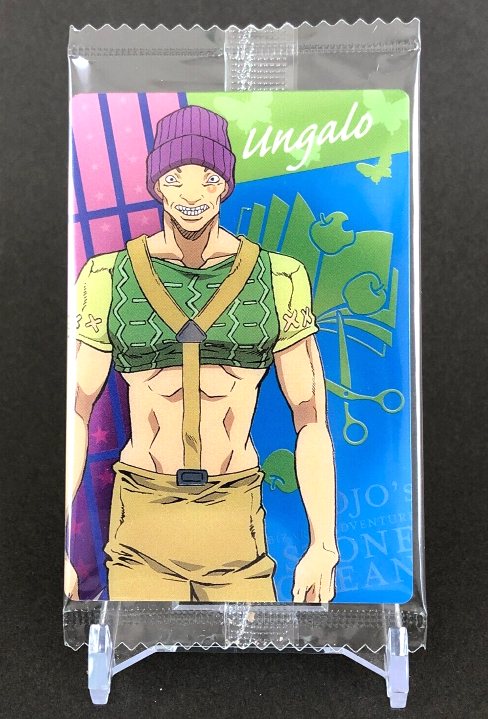 Ungalo JoJo's Bizarre Adventure Stone Ocean Wafer Card No.08