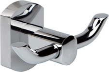 HIMREYLD Bathroom Door Hooks for Towel Robe, Solid Brass Coat Hooks for Back of 