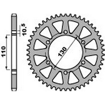 39860 - Compatible with YAMAHA YZF-R1 (RN04) 1000 2000-2001 Plate Crown di 
