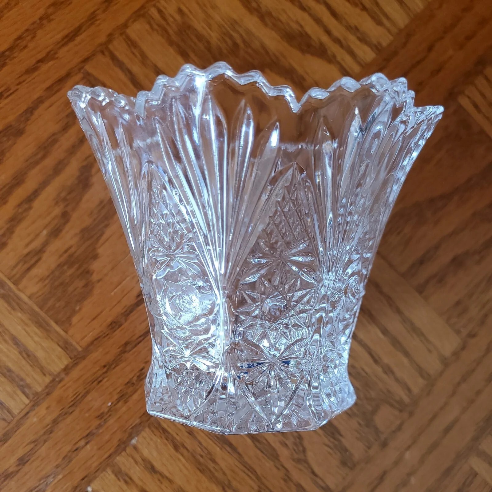 STUDIO NOVA Japan Clear Glass Votive Candle Holder Diamond Cut eBay