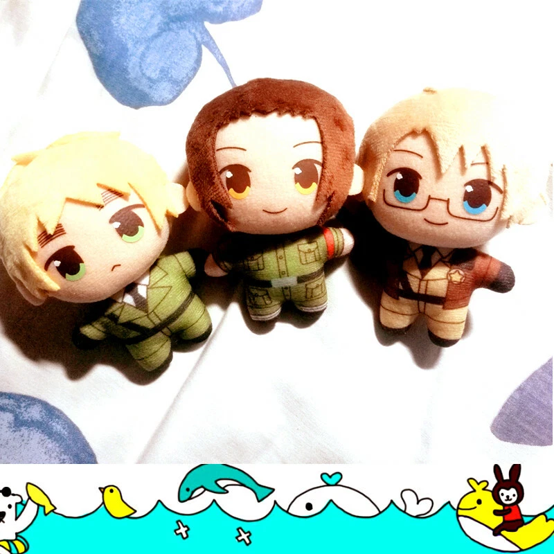 Hetalia Axis Powers Alfred Arthur Yao Wang 10cm Plush Doll Toy