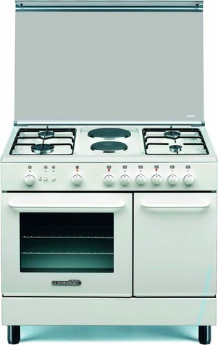 La Germania Cucina a Gas 6 Fuochi Forno Elettrico 90x60 cm Bianco SP94 2 41  W | eBay
