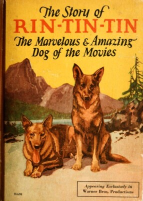 GERMAN SHEPHERD DOG RIN-TIN-TIN Book Cover Image - 5 x 7  inch Photo Print