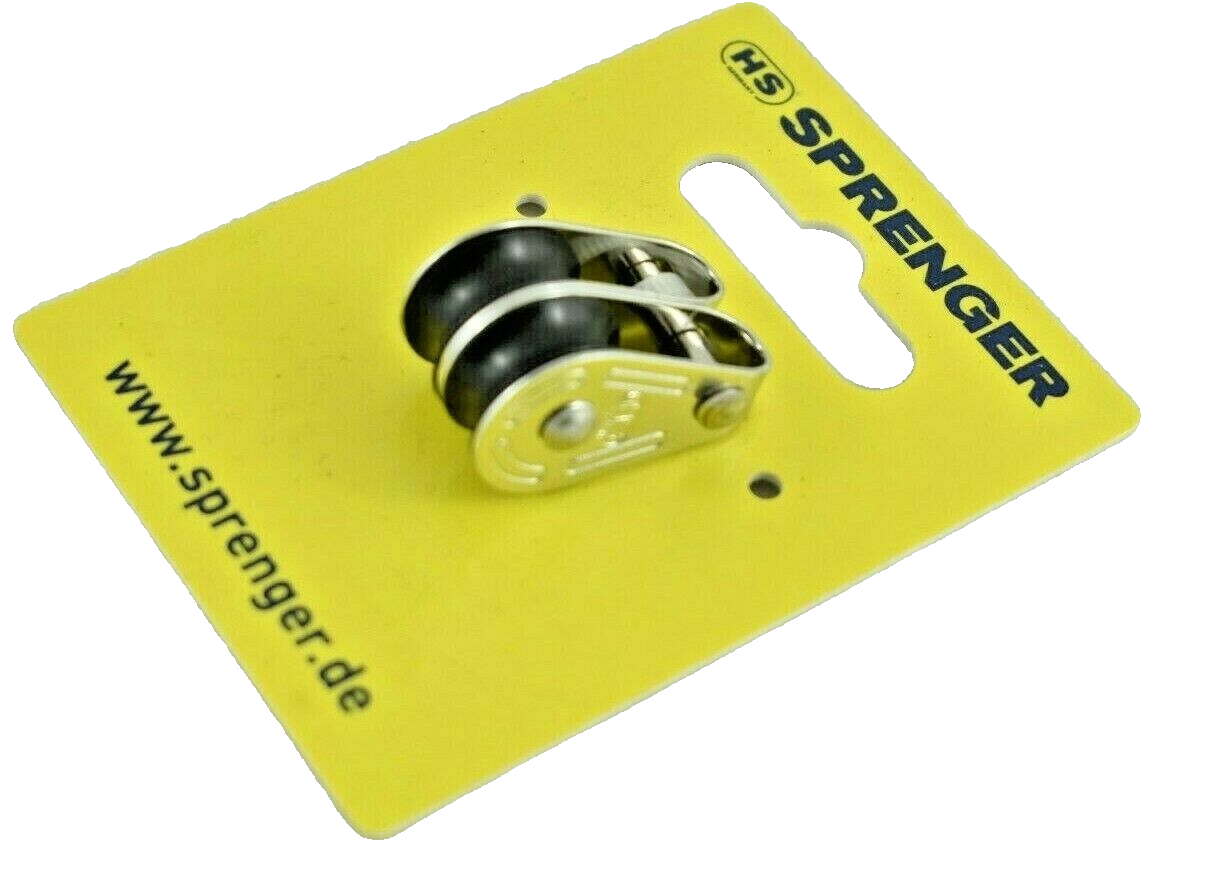 Sprenger Super Mini Block Sliding Bearing 6mm - 2 Sheaves         35226 001 55