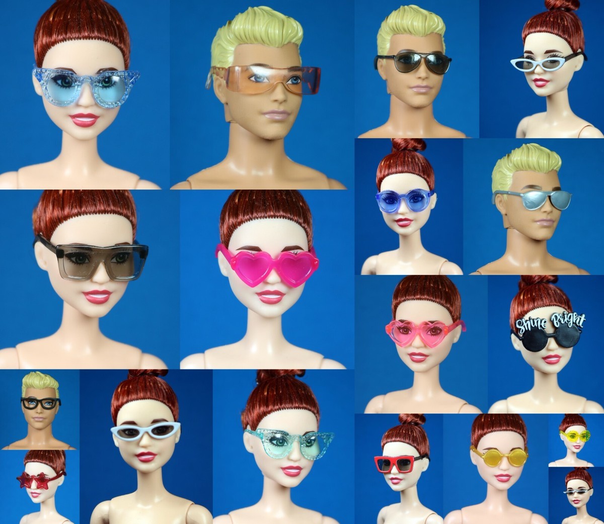 Barbie Fashionistas Choose Pick Set 39 Sunglasses Glasses  display picture 1