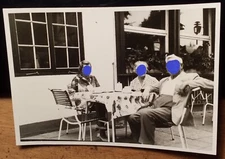 Waldhaus Wiesmann in der Haard on 27 July 1964 - Drinking Coffee / Photo