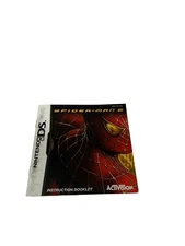 Authentic Nintendo DS Spider-man 2 Manual / Instruction Booklet No Game Or Case